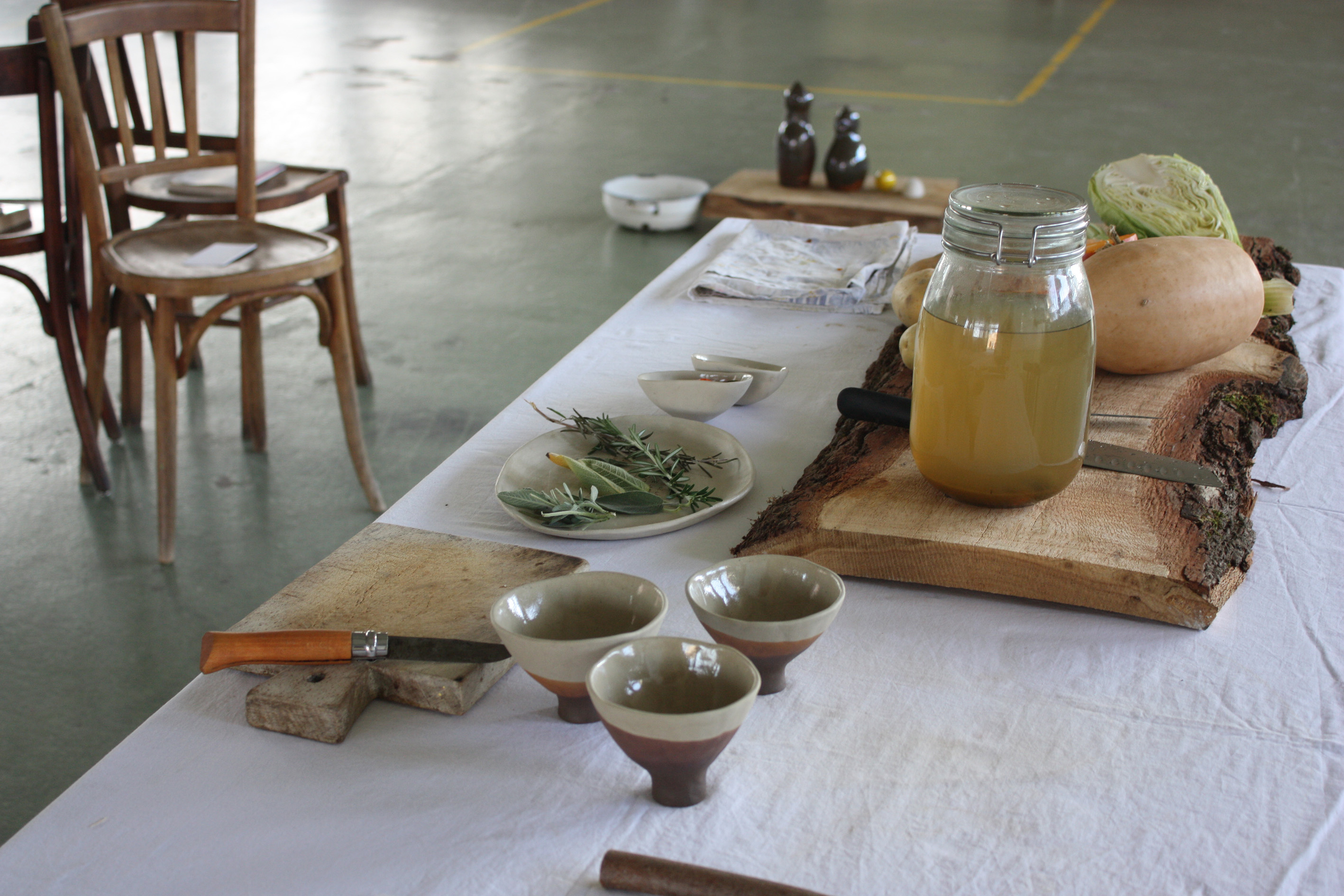 sculpture tête céramique